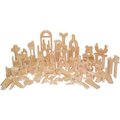 Wood Designs ‚Ñ¢ Classroom Blocks - 24 Shapes, 372 Pieces WD60600